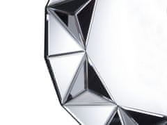 Beliani Nástěnné stříbrné zrcadlo ø70 cm HABAY