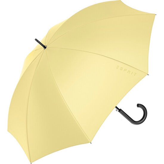 Esprit Dámský holový deštník Long AC Lemon meringue 57008