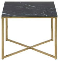 Design Scandinavia Odkládací stolek Alisma, 50 cm, černá