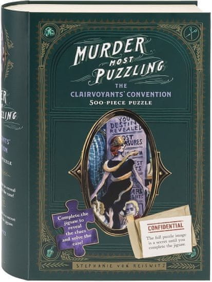 Chronicle Books Puzzle s detektivním případem Sjezd jasnovidců 500 dílků