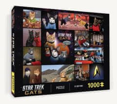 Chronicle Books Puzzle Star Trek Cats 1000 dílků