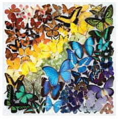 Galison Čtvercové puzzle Duhoví motýli 500 dílků