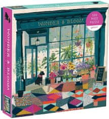 Galison Čtvercové puzzle Květinářství Wonder&Bloom 500 dílků