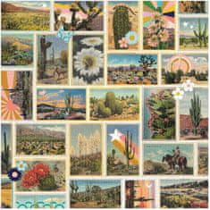 Galison Čtvercové puzzle Malovaná poušť 500 dílků