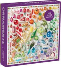 Galison Čtvercové puzzle Duhové ozdoby 500 dílků