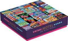 Galison Čtvercové puzzle Motelové poutače 500 dílků