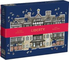 Galison Oboustranné puzzle 2v1 Liberty London Tudor Building 750 dílků