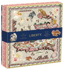 Galison Oboustranné puzzle 2v1 Liberty Maxine London 500 dílků