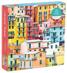 Galison Čtvercové puzzle Pozdrav z Cinque Terre 500 dílků