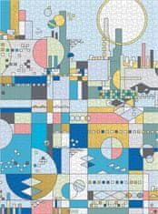 Galison Metalické puzzle Frank Lloyd Wright: Město u moře 1000 dílků