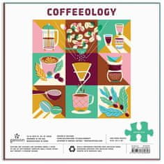 Galison Čtvercové puzzle Coffeeology 500 dílků