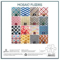 Galison Čtvercové puzzle Mozaikové podlahy 500 dílků