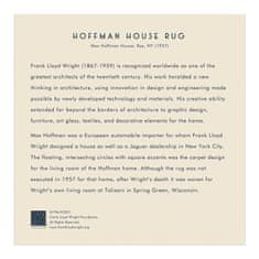 Galison Čtvercové puzzle Frank Lloyd Wright: Hoffman House Rug 500 dílků