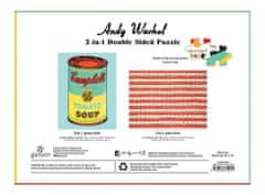 Galison Oboustranné puzzle Andy Warhol Campbell's Soup Cans 500 dílků