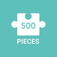 Galison Čtvercové puzzle Malované kopce 500 dílků