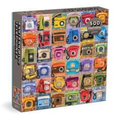 Galison Čtvercové puzzle Telefony východního bloku 500 dílků
