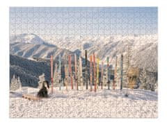 Galison Oboustranné puzzle Gray Malin: Zima 500 dílků