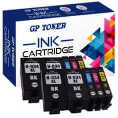 GP TONER 10x Kompatiblní inkoust pro HP 934XL 935XL OfficeJet 6812 6820 6825 OfficeJet Pro 6230 6835 sada