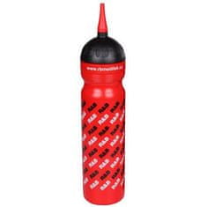 R&B sportovní láhev logo s hubicí červená Objem: 1000 ml