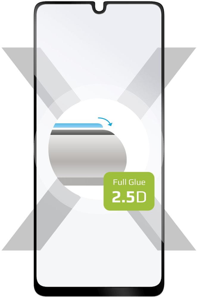 FIXED Ochranné tvrzené sklo Full-Cover pro Samsung Galaxy A33 5G, lepení přes celý displej, FIXGFA-873-BK, čiré/černé