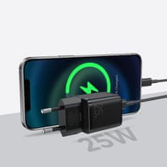 Joyroom Mini Fast Charger síťová nabíječka USB-C 25W 3A, černá