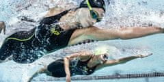 Michael Phelps Dívčí závodní plavky MPulse černá 8Y (128 cm)
