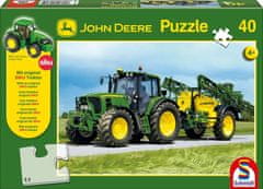 Schmidt  Puzzle John Deere Traktor 6630 s postřikovačem 40 dílků + model SIKU