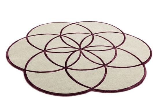Asiatic London AKCE: 200x200 kytka cm Ručně všívaný kusový koberec Lotus Purple