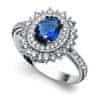 Luxusní stříbrný prsten ve stylu Kate Pure 63270 (Obvod 61 mm)
