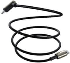 BASEUS Hammer kabel zalomený Type-C/Type-C PD3.1 Gen2 100W (20V/5A) 1.5m CATPN-01, černý