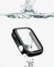 Coteetci Polykarbonátové pouzdro s ochranou displeje pro Apple Watch 41 mm, černé