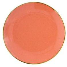 Snídaňový talíř SIREN 21 cm oranžová kamenina