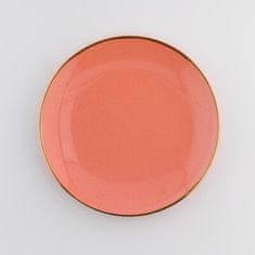 DUKA Snídaňový talíř SIREN 21 cm oranžová kamenina