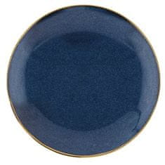DUKA Snídaňový talíř SIREN 21 cm tmavě modrá kamenina