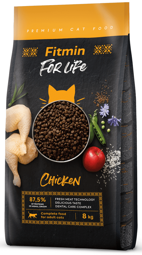 Levně Fitmin cat For Life Adult Chicken 8 kg