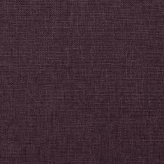 Greatstore Masážní polohovací křeslo fialové textil