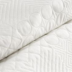 KZ Dekorativní přehoz na postel BONI-5 170x210 patchwork bílá