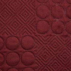 KZ Dekorativní přehoz na postel BONI-5 200x220 patchwork cihlový