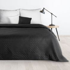 KZ Dekorativní přehoz na postel BONI-5 170x210 patchwork černá