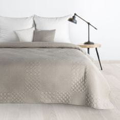 KZ Dekorativní přehoz na postel BONI-5 170x210 patchwork stříbrný