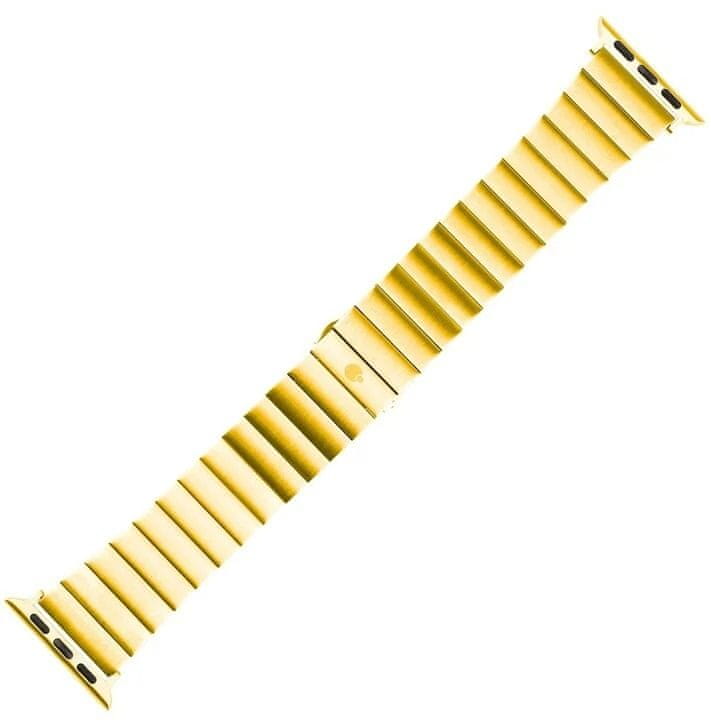 Coteetci Ocelový pásek pro Apple Watch 38/40/41mm, zlatý