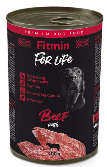 Fitmin Dog For Life Konzerva hovězí 6x 400g