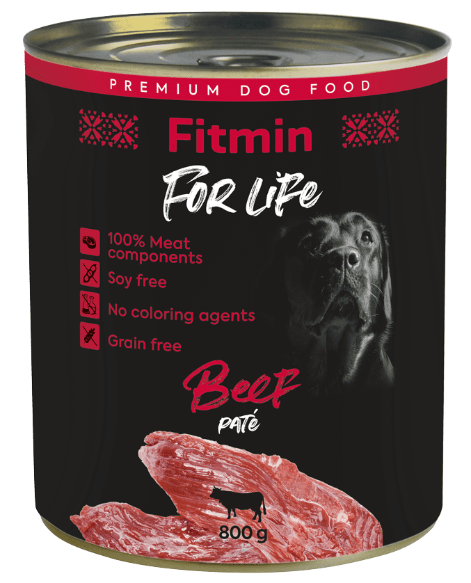 Levně Fitmin Dog For Life Konzerva hovězí 8x800 g