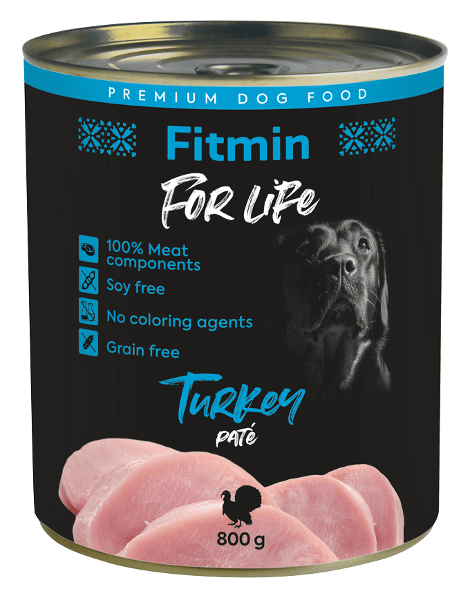 Levně Fitmin Dog For Life Konzerva krůtí 8x800 g