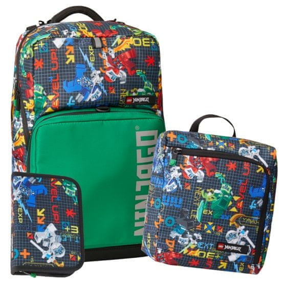 LEGO Ninjago Prime Empire Optimo Plus - školní batoh, 3 dílný set