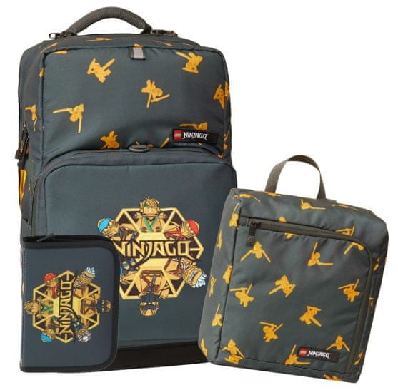 LEGO Ninjago Team Golden Optimo Plus - školní batoh, 3 dílný set