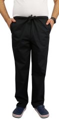 M&C - Modern Company Cateringové kalhoty s páskem na kalhoty černé - S