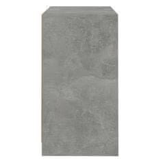 Greatstore Příborník betonově šedý 70 x 41 x 75 cm dřevotříska