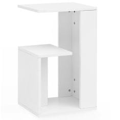Bruxxi Odkládací stolek Gala, 61 cm, bílá