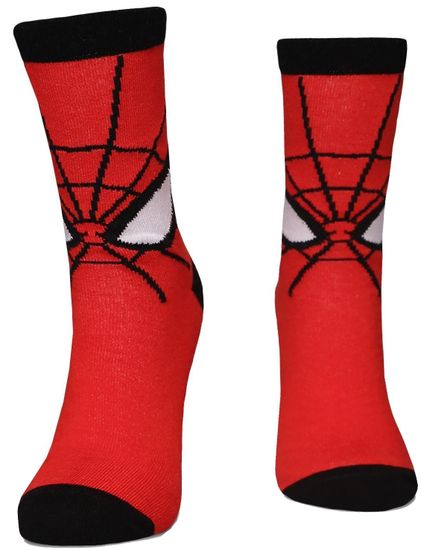 CurePink Pánské ponožky Marvel|Spiderman: Spidey (EU 35-38)
